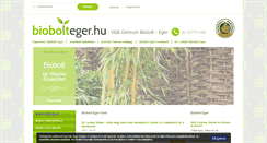 Desktop Screenshot of biobolteger.hu